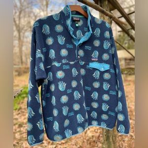 Patagonia Synchilla Lightweight Hobson Spaced Tidepool Blue Men’s X Lg Pre-Owned